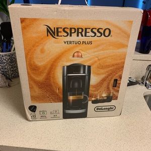 Nespresso Vertuo Plus Coffee and Espresso Machine by De’Longhi